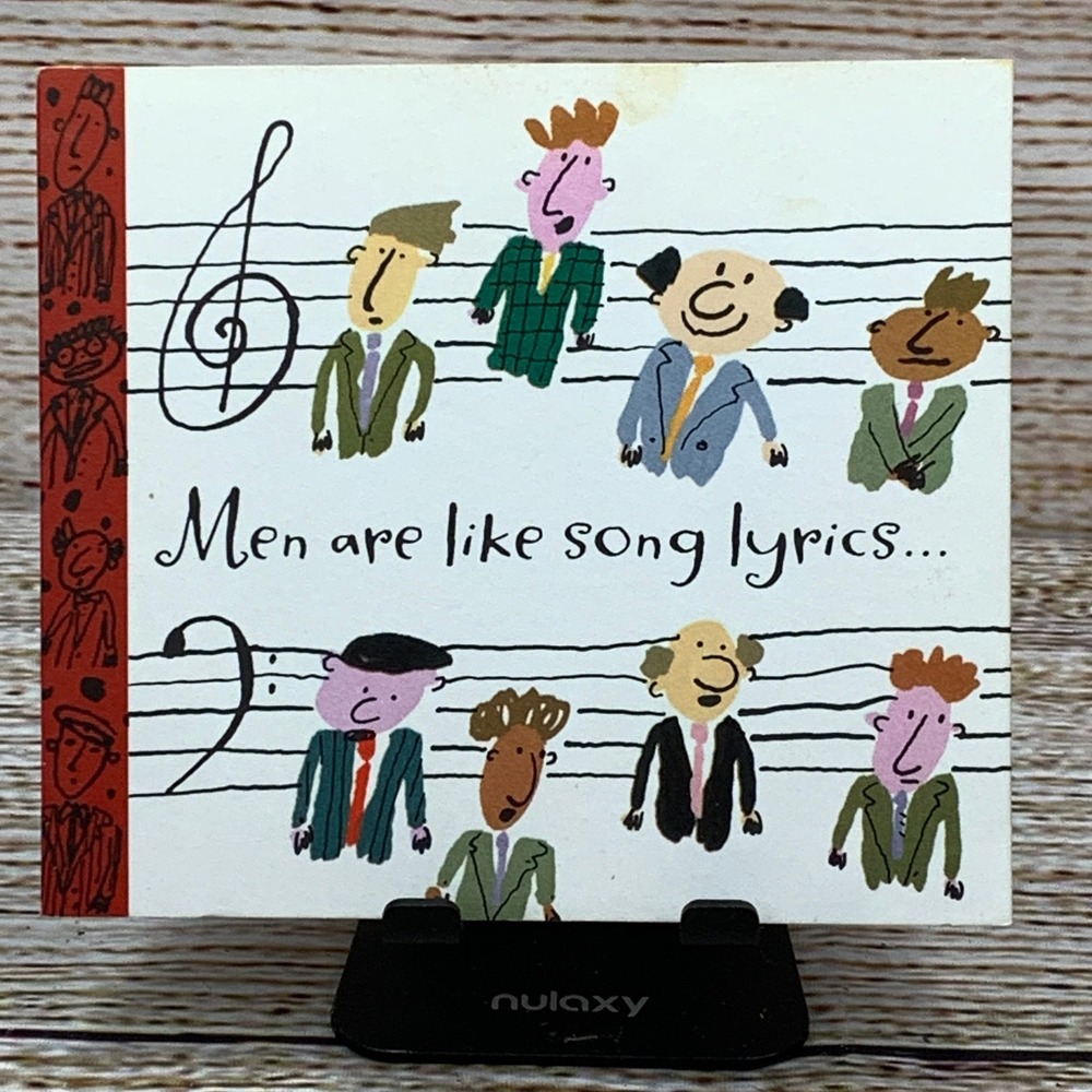 Hallmark - Men Are Like Song Lyrics‎ [CD Music] Compilation Funny Novelty